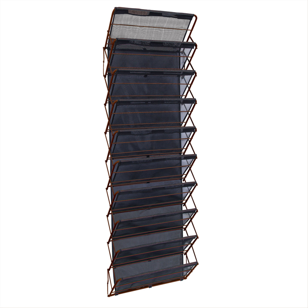 10-Tier Vertical Over-the-Door Organizer