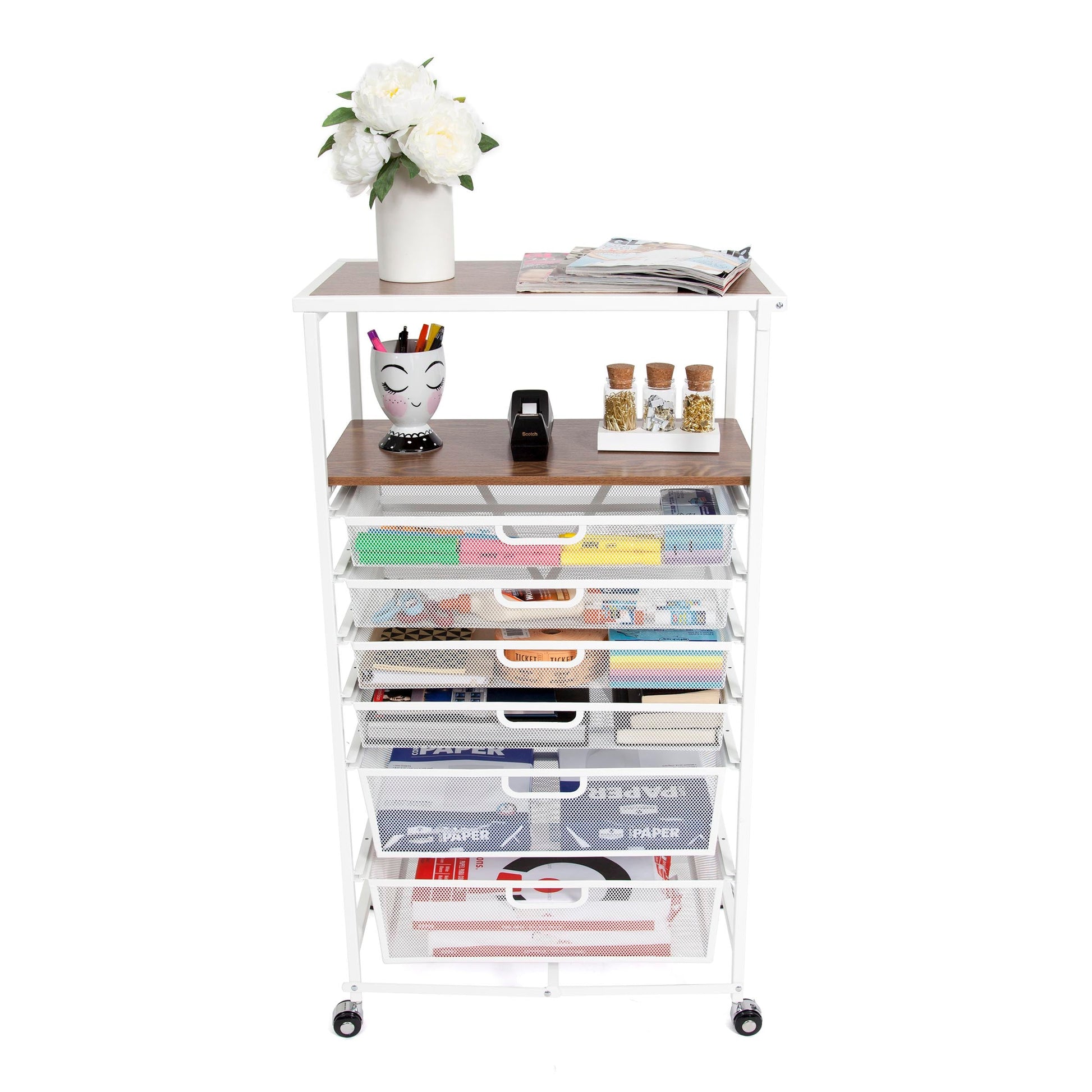 6-Drawer Storage Cart