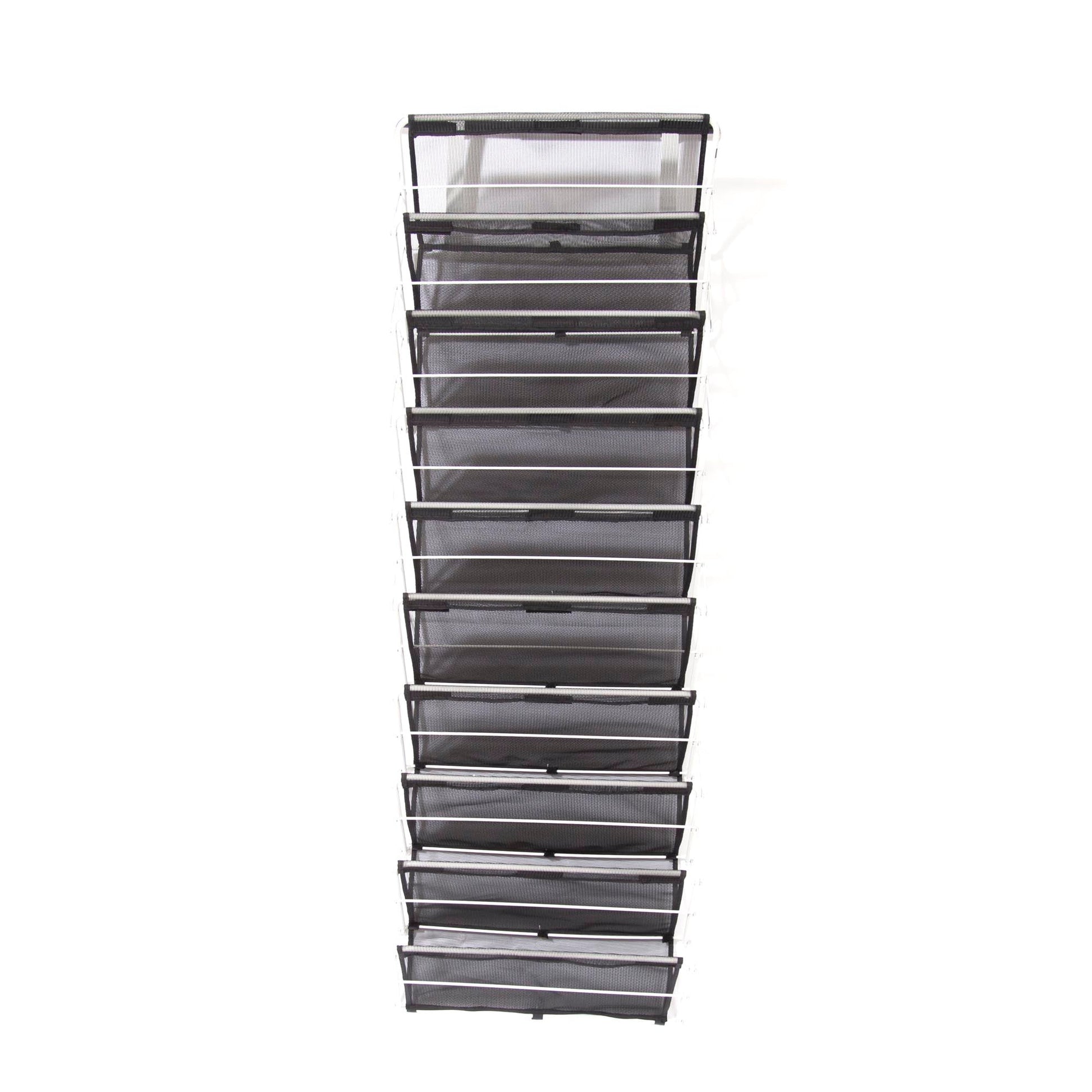 10-Tier Vertical Over-the-Door Organizer