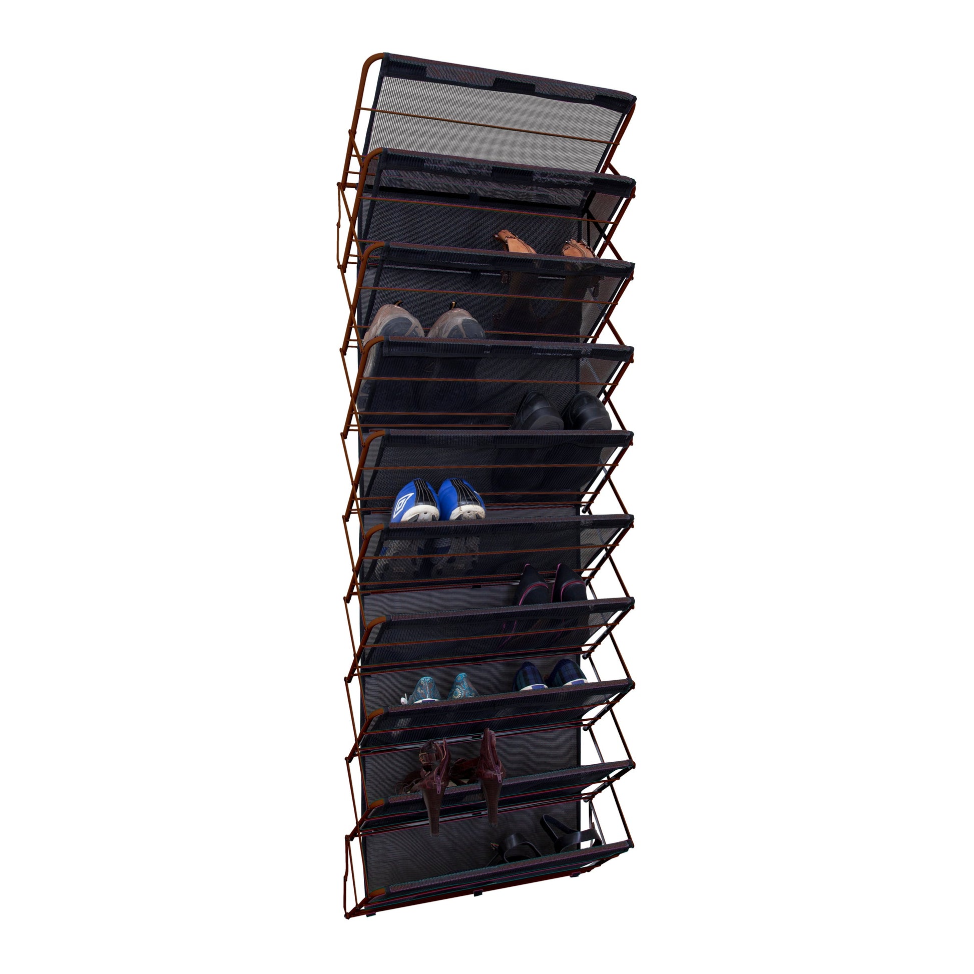 10-Tier Vertical Over-the-Door Organizer